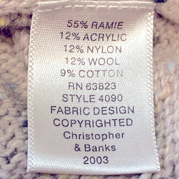 Christopher & Banks Hand Embroidered Bird Cardigan Sweater Large Y2K - Picture 13 of 15